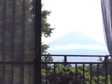 ツインルームからの富士山の眺望
