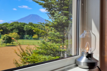 お部屋からは絶景富士山