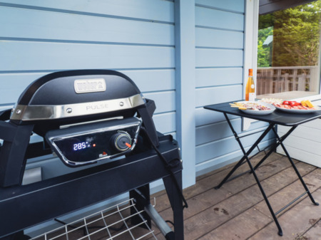 電気グリルで楽々BBQ