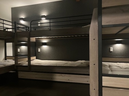 寝室(2段ベッド×3台)