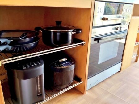 調理器具・調味料(塩・胡椒・油)