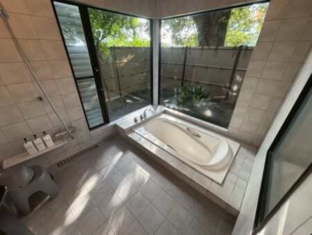 まるで旅館のお風呂？！非日常感を是非！